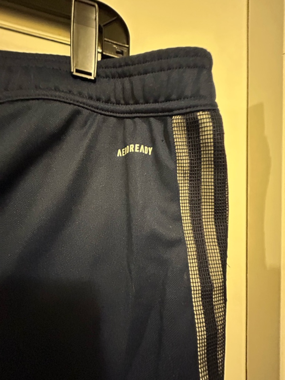 Adidas Plus Size Women’s Joggers/Track Pants, Navy Blue W/White Stripes, Sz 2X - Picture 7 of 8
